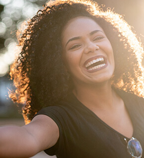 smiling woman