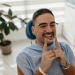 man using suresmile clear aligners