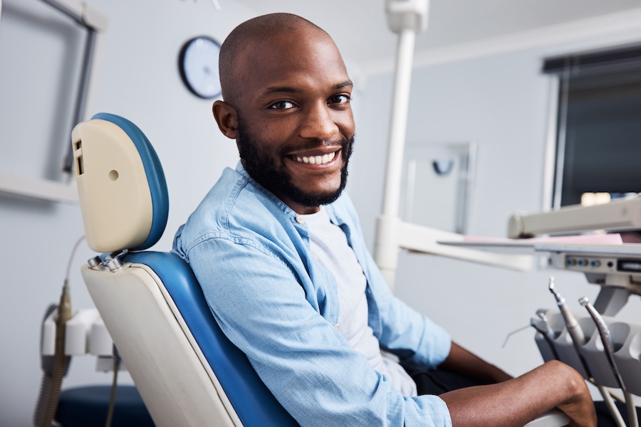 man at dentist in jefferson city